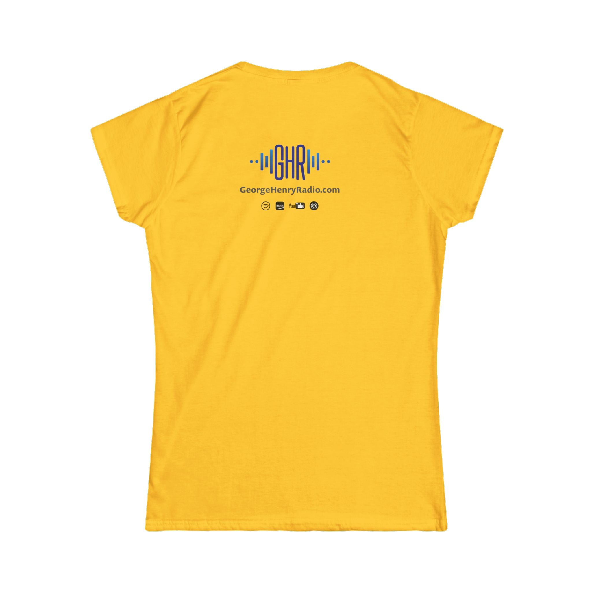 Podcast Merchandise Women's Tee, Softstyle T-Shirt, Humor Apparel, Gift for Podcast Lovers, Comfortable Podcast Tee