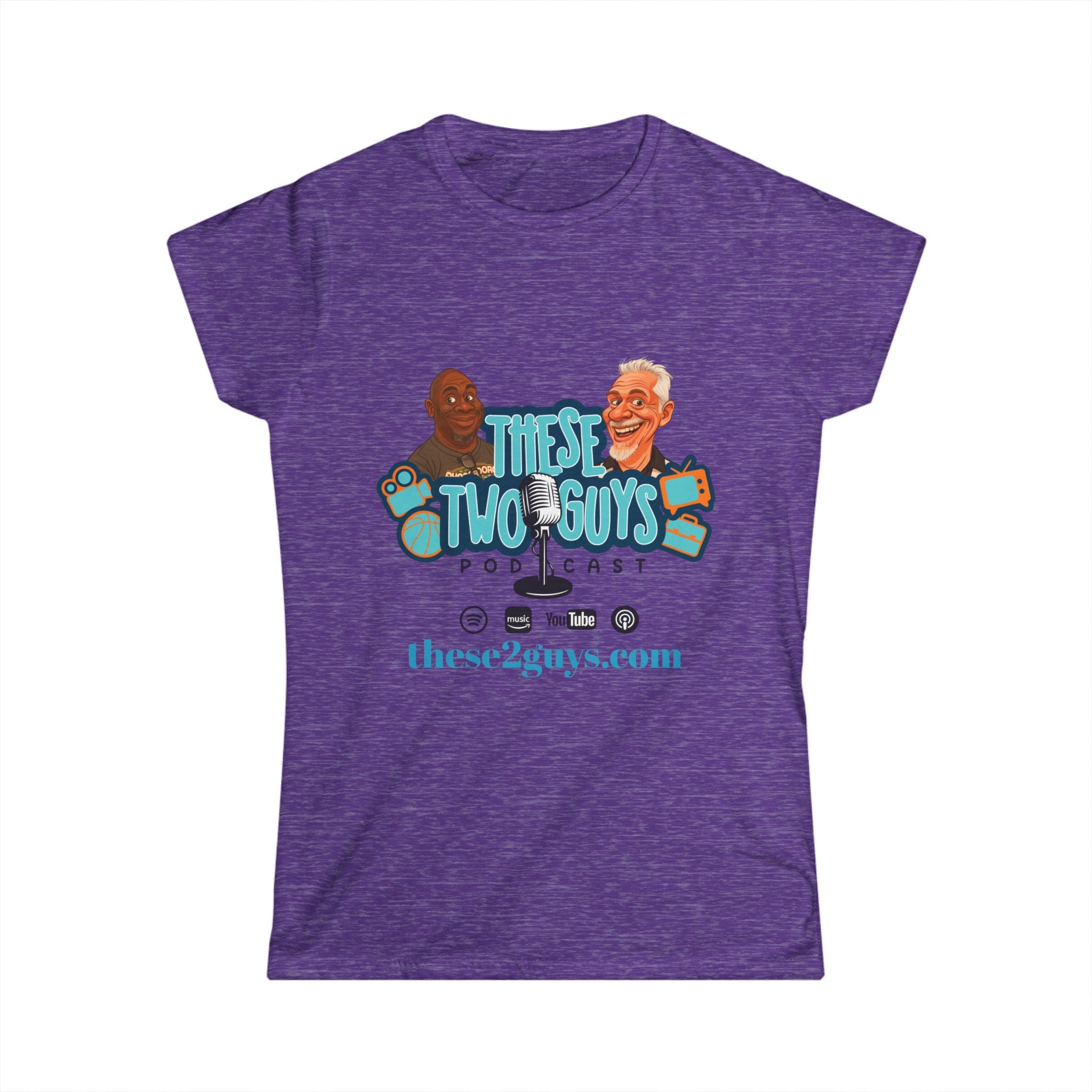 Podcast Merchandise Women's Tee, Softstyle T-Shirt, Humor Apparel, Gift for Podcast Lovers, Comfortable Podcast Tee