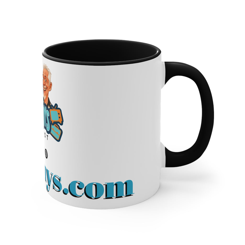 Colorful Accent Mugs with Podcast Design, Fun Coffee Cup for Podcast Lovers, Vibrant Travel Mug, Unique Gift for Coffee Enthusiasts, [...]
