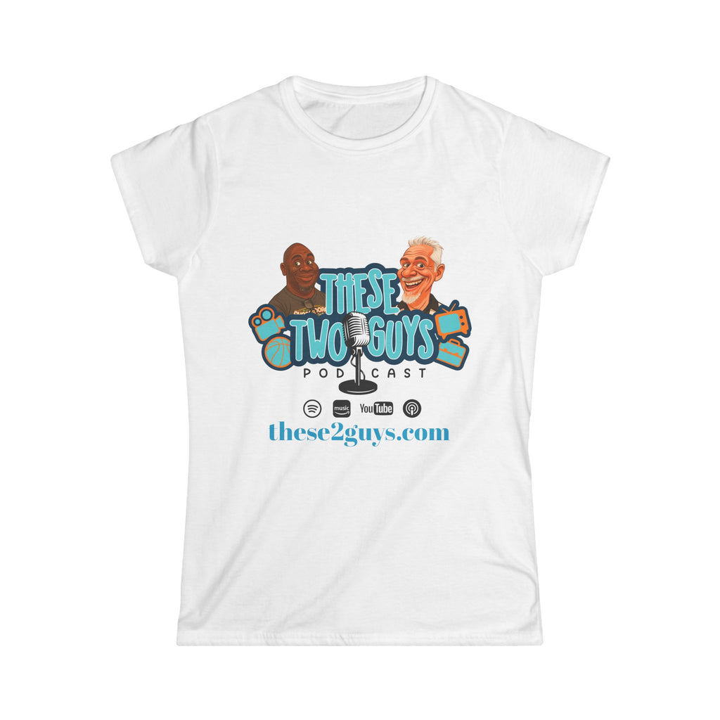 Podcast Merchandise Women's Tee, Softstyle T-Shirt, Humor Apparel, Gift for Podcast Lovers, Comfortable Podcast Tee