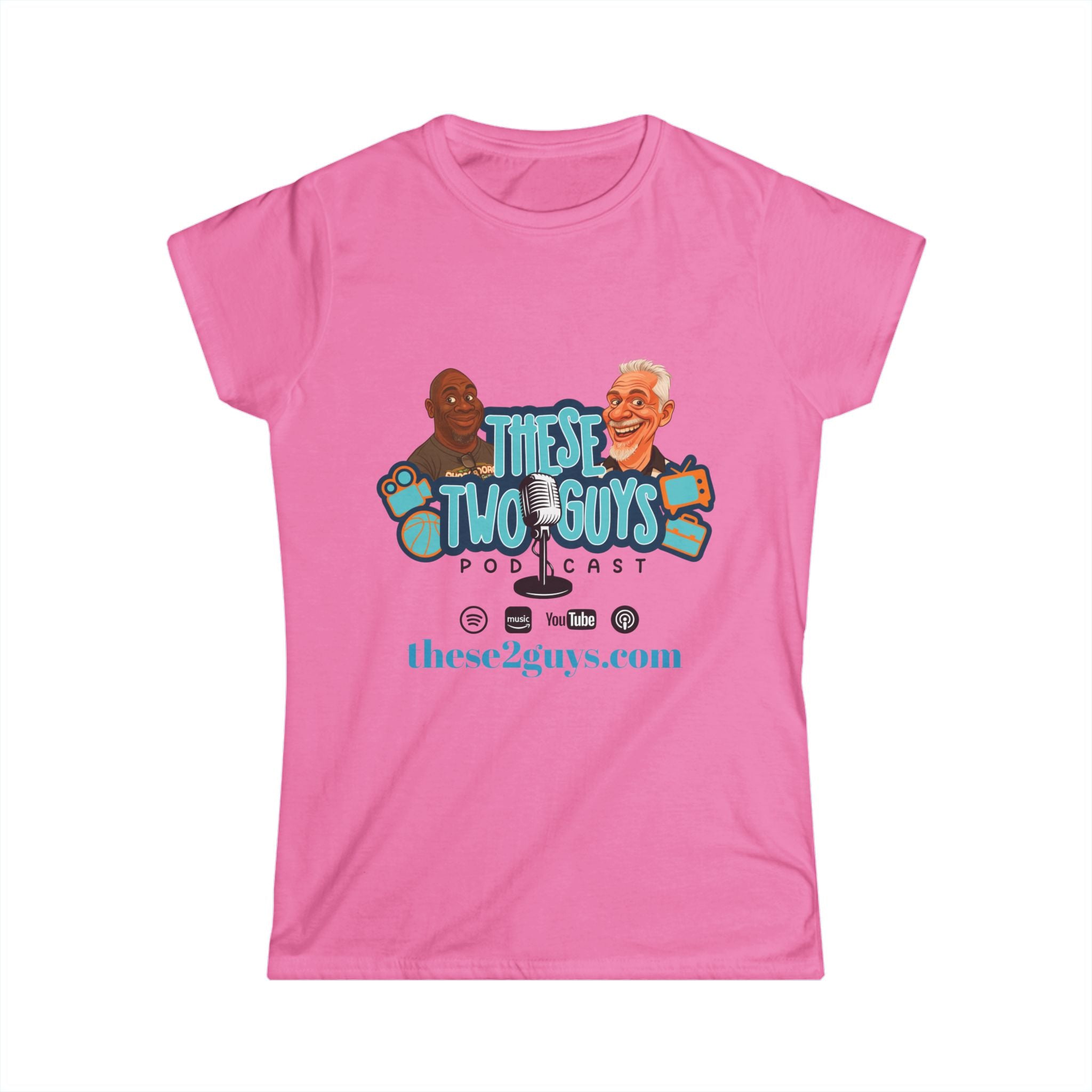 Podcast Merchandise Women's Tee, Softstyle T-Shirt, Humor Apparel, Gift for Podcast Lovers, Comfortable Podcast Tee