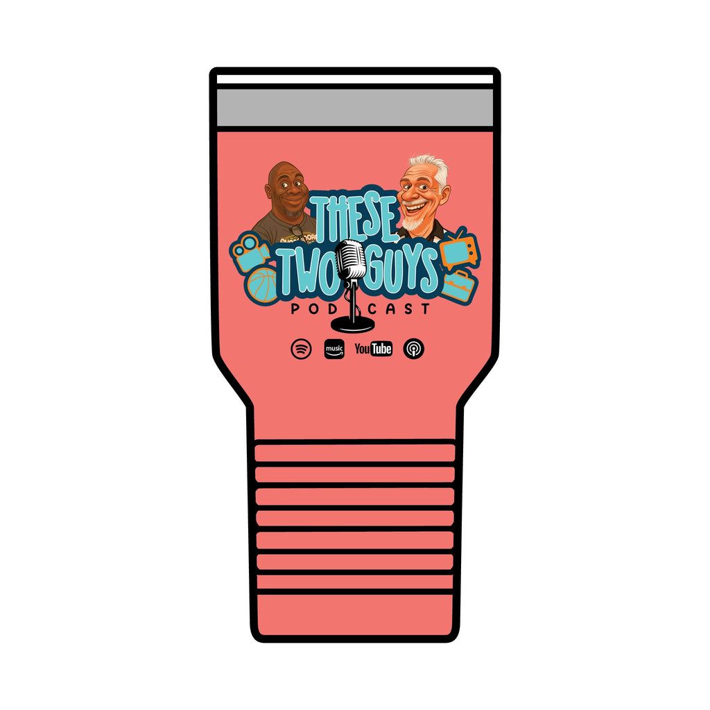 These Two Guys Podcast insulated tumbler | 30oz travel cup