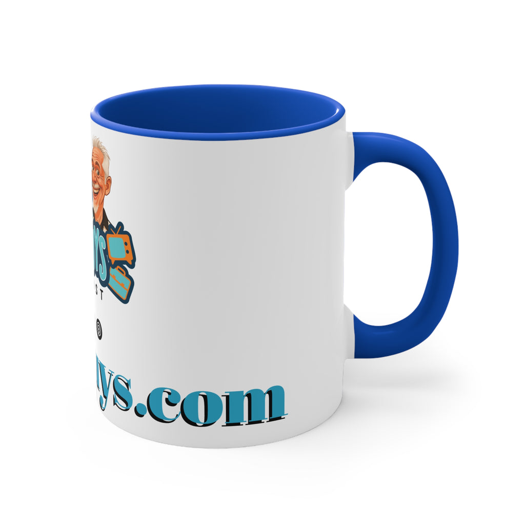 Colorful Accent Mugs with Podcast Design, Fun Coffee Cup for Podcast Lovers, Vibrant Travel Mug, Unique Gift for Coffee Enthusiasts, [...]