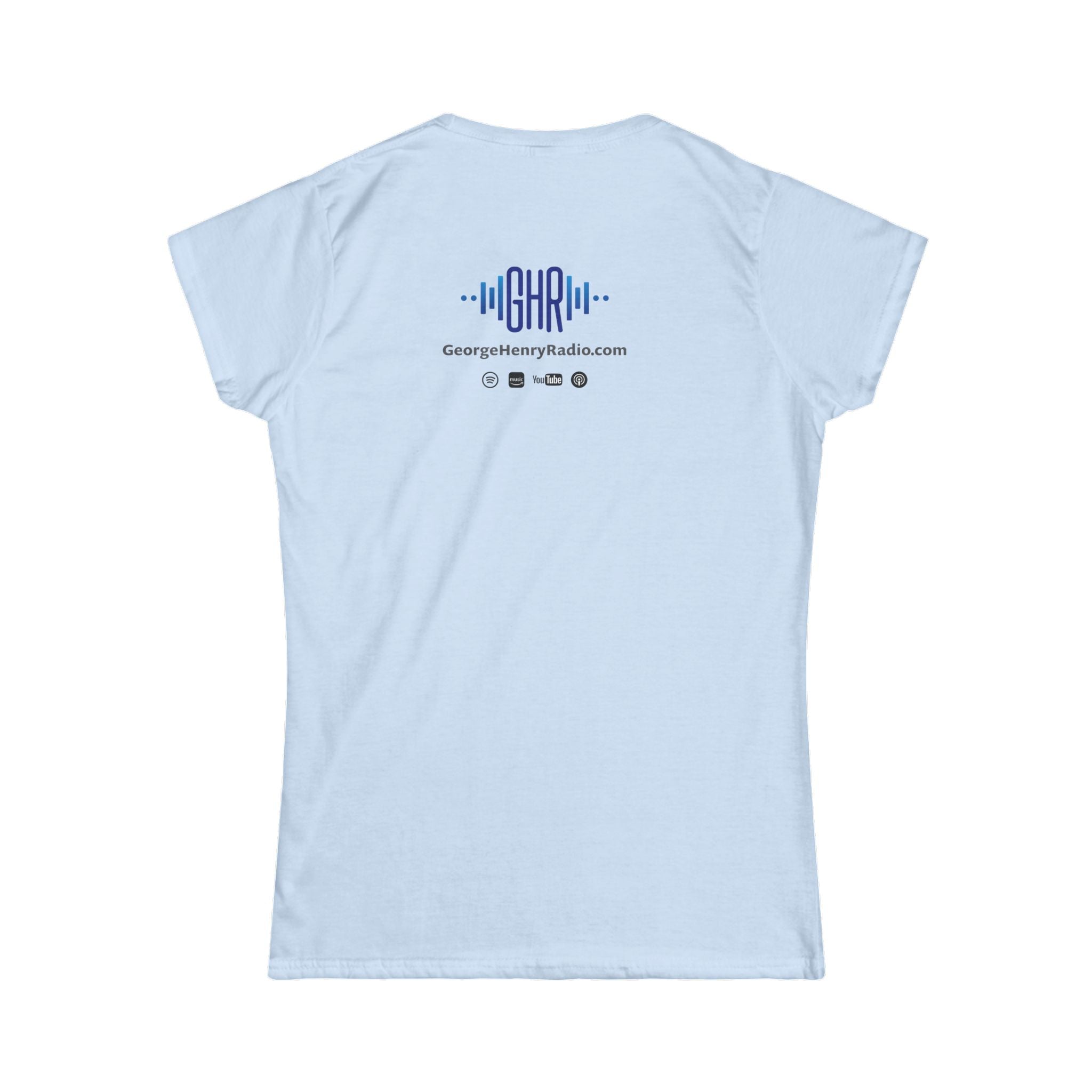 Podcast Merchandise Women's Tee, Softstyle T-Shirt, Humor Apparel, Gift for Podcast Lovers, Comfortable Podcast Tee