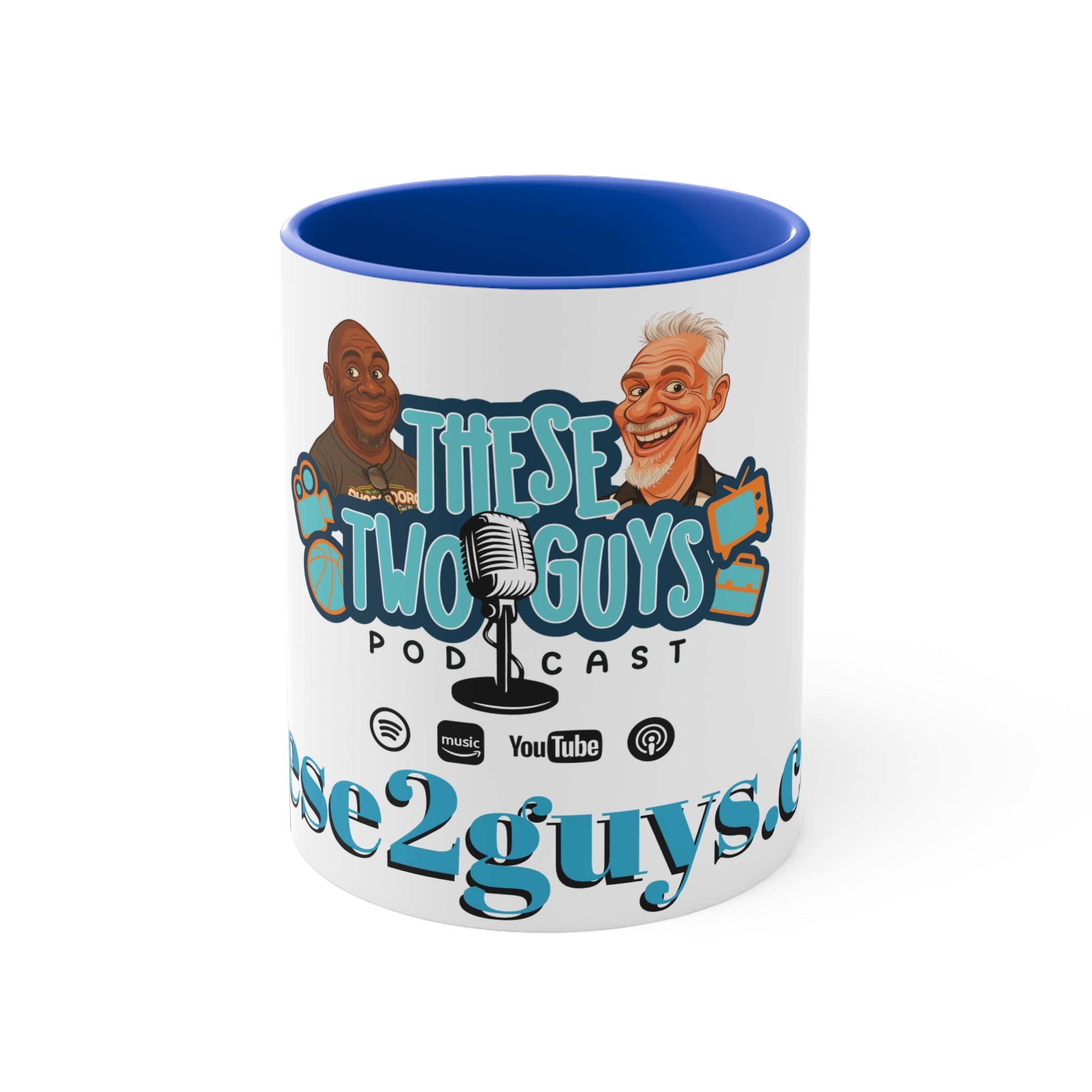 Colorful Accent Mugs with Podcast Design, Fun Coffee Cup for Podcast Lovers, Vibrant Travel Mug, Unique Gift for Coffee Enthusiasts, [...]