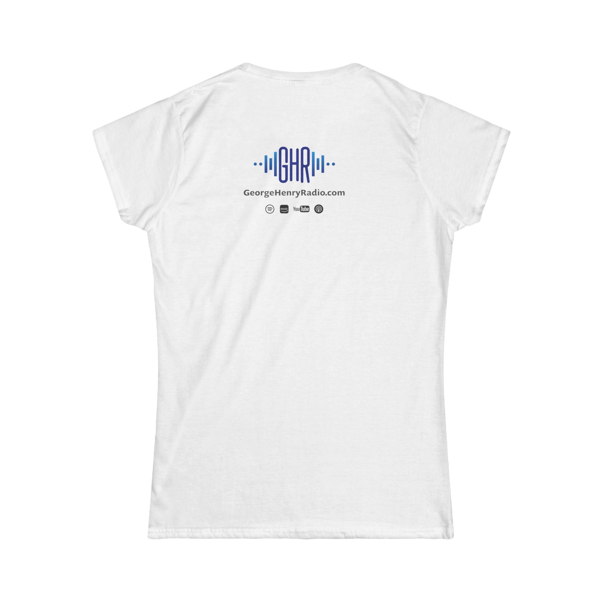 Podcast Merchandise Women's Tee, Softstyle T-Shirt, Humor Apparel, Gift for Podcast Lovers, Comfortable Podcast Tee