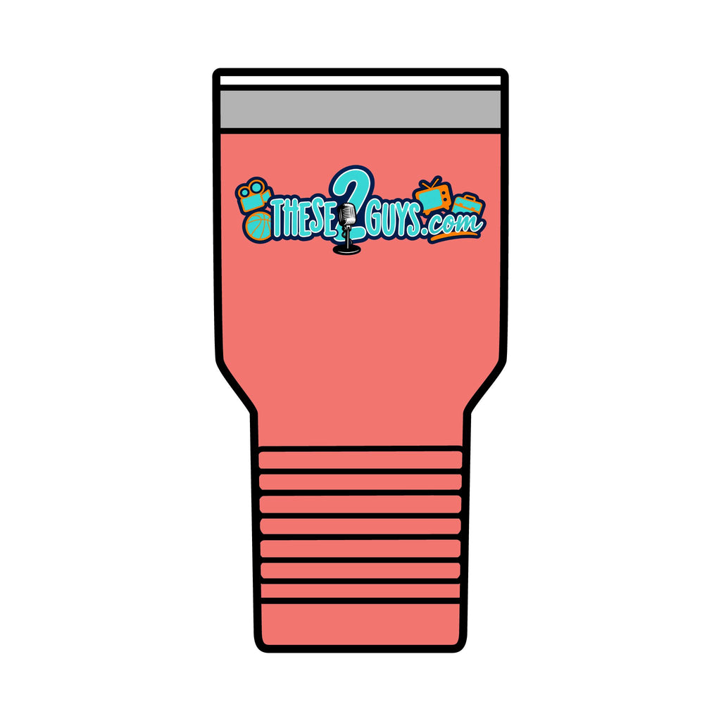 These Two Guys Podcast insulated tumbler | 30oz travel cup