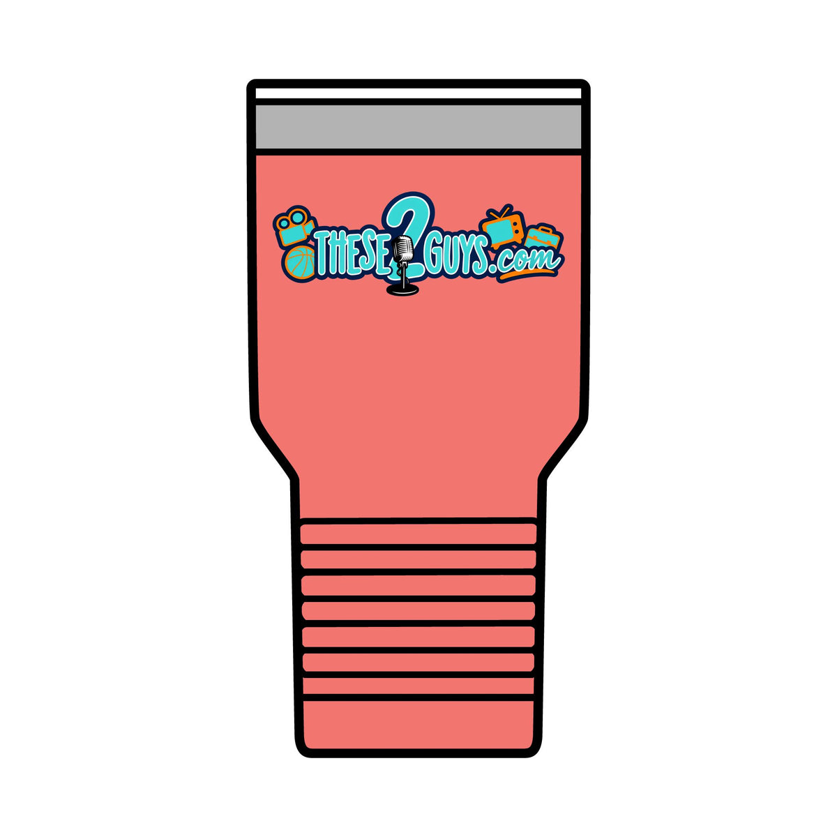 These Two Guys Podcast insulated tumbler | 30oz travel cup