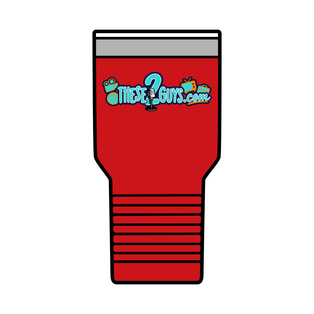 These Two Guys Podcast insulated tumbler | 30oz travel cup