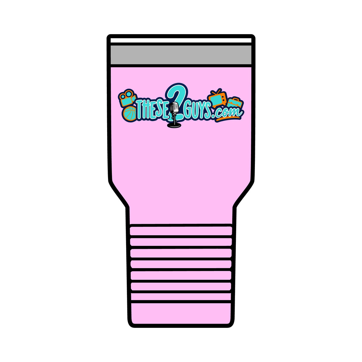 These Two Guys Podcast insulated tumbler | 30oz travel cup