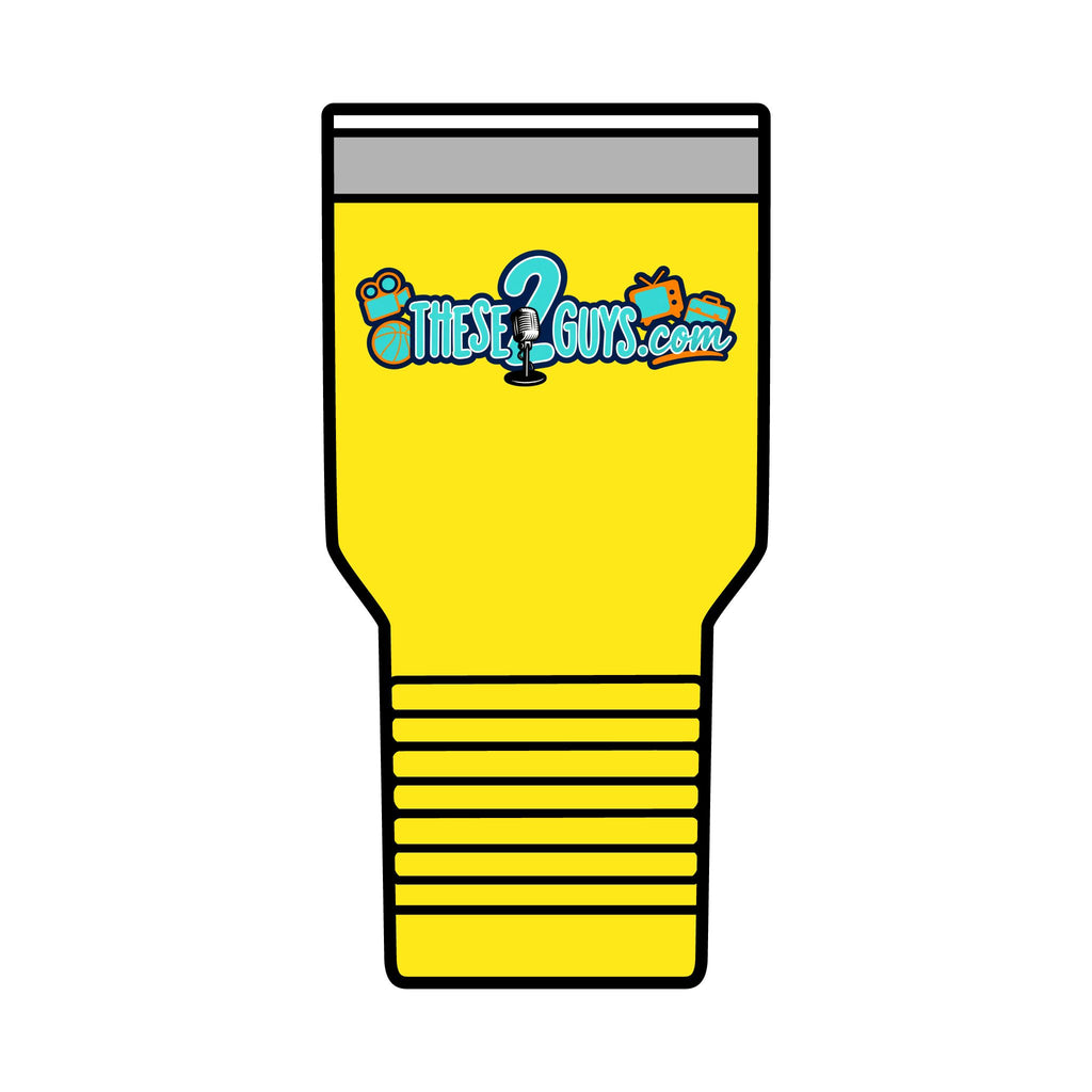 These Two Guys Podcast insulated tumbler | 30oz travel cup