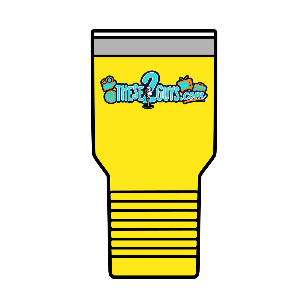 These Two Guys Podcast insulated tumbler | 30oz travel cup