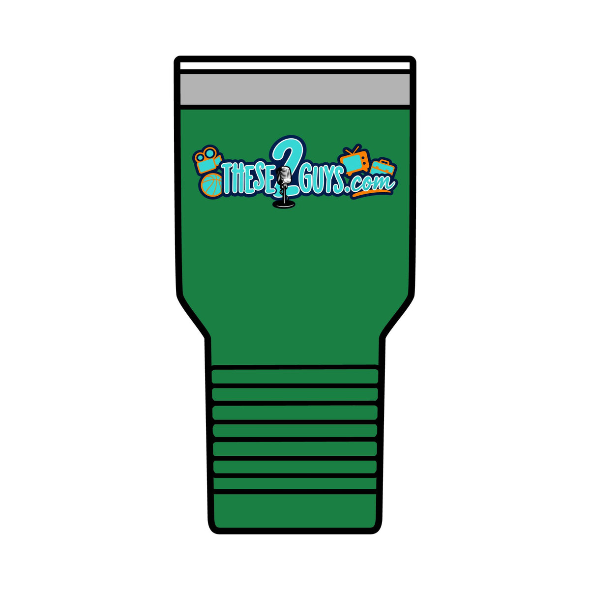 These Two Guys Podcast insulated tumbler | 30oz travel cup