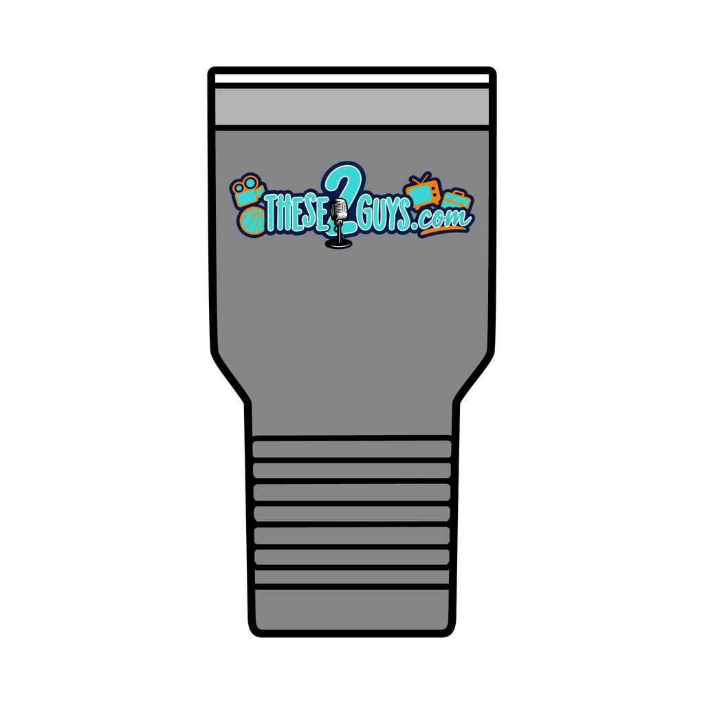 These Two Guys Podcast insulated tumbler | 30oz travel cup