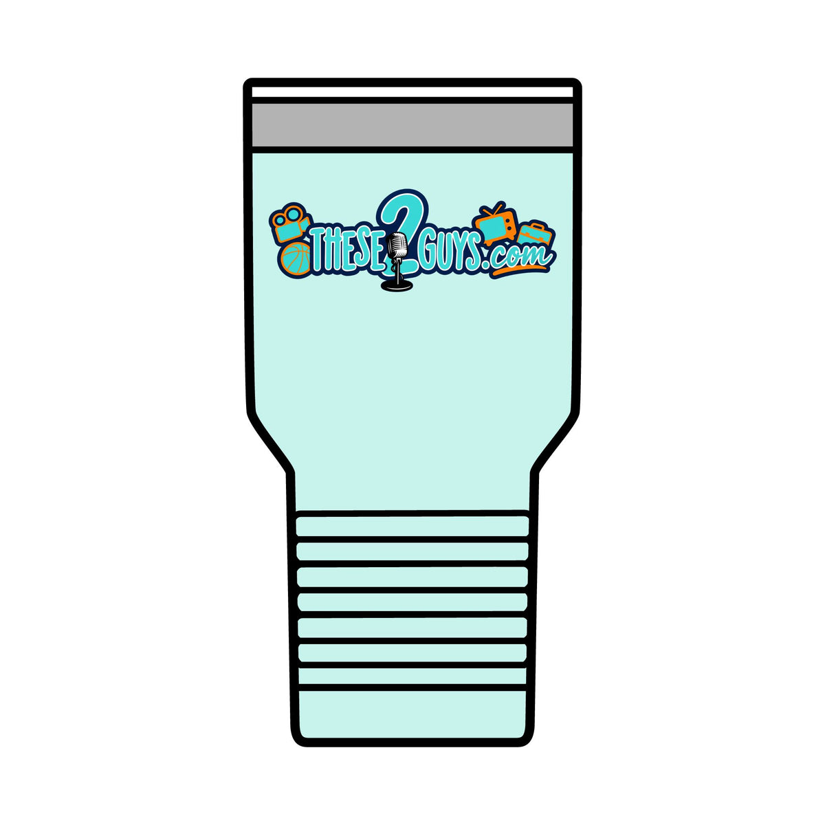 These Two Guys Podcast insulated tumbler | 30oz travel cup