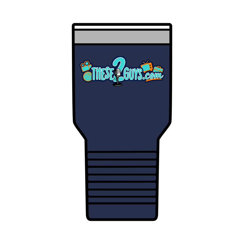 These Two Guys Podcast insulated tumbler | 30oz travel cup