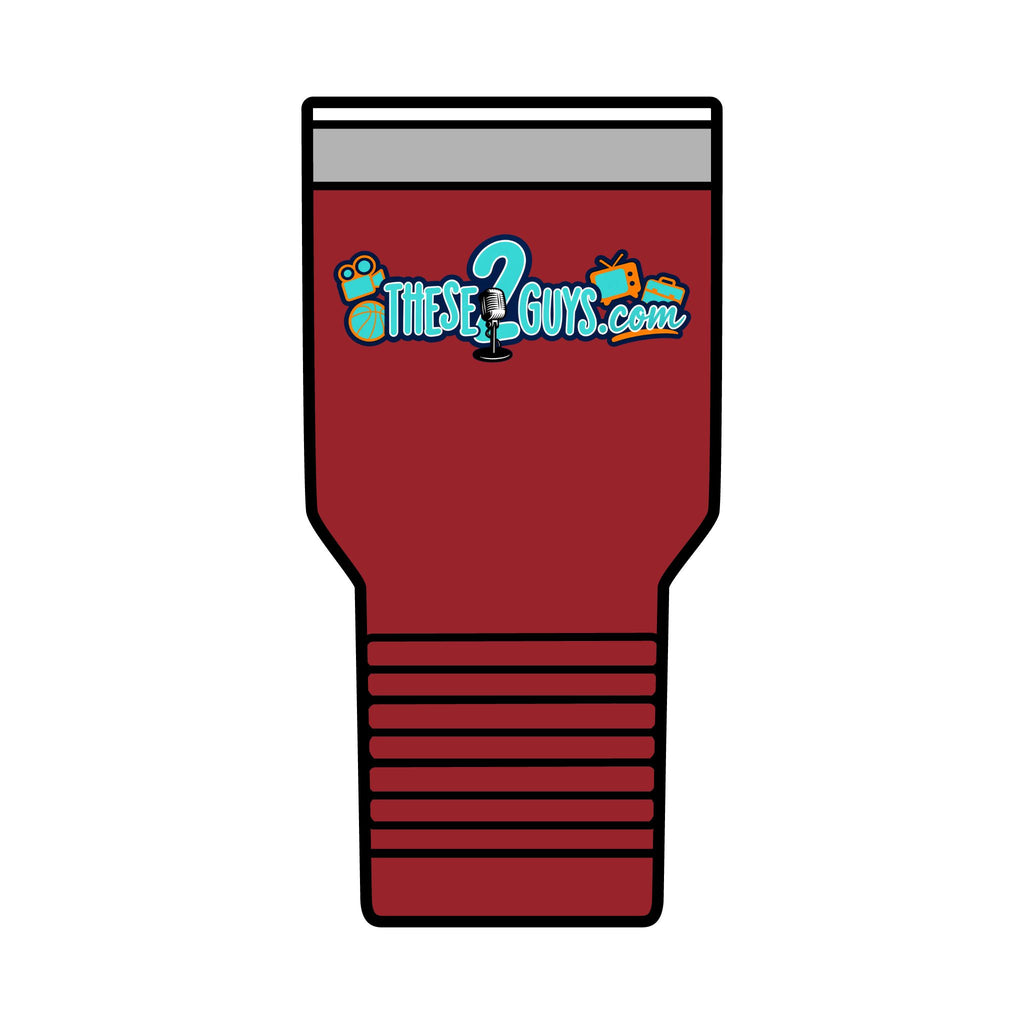 These Two Guys Podcast insulated tumbler | 30oz travel cup