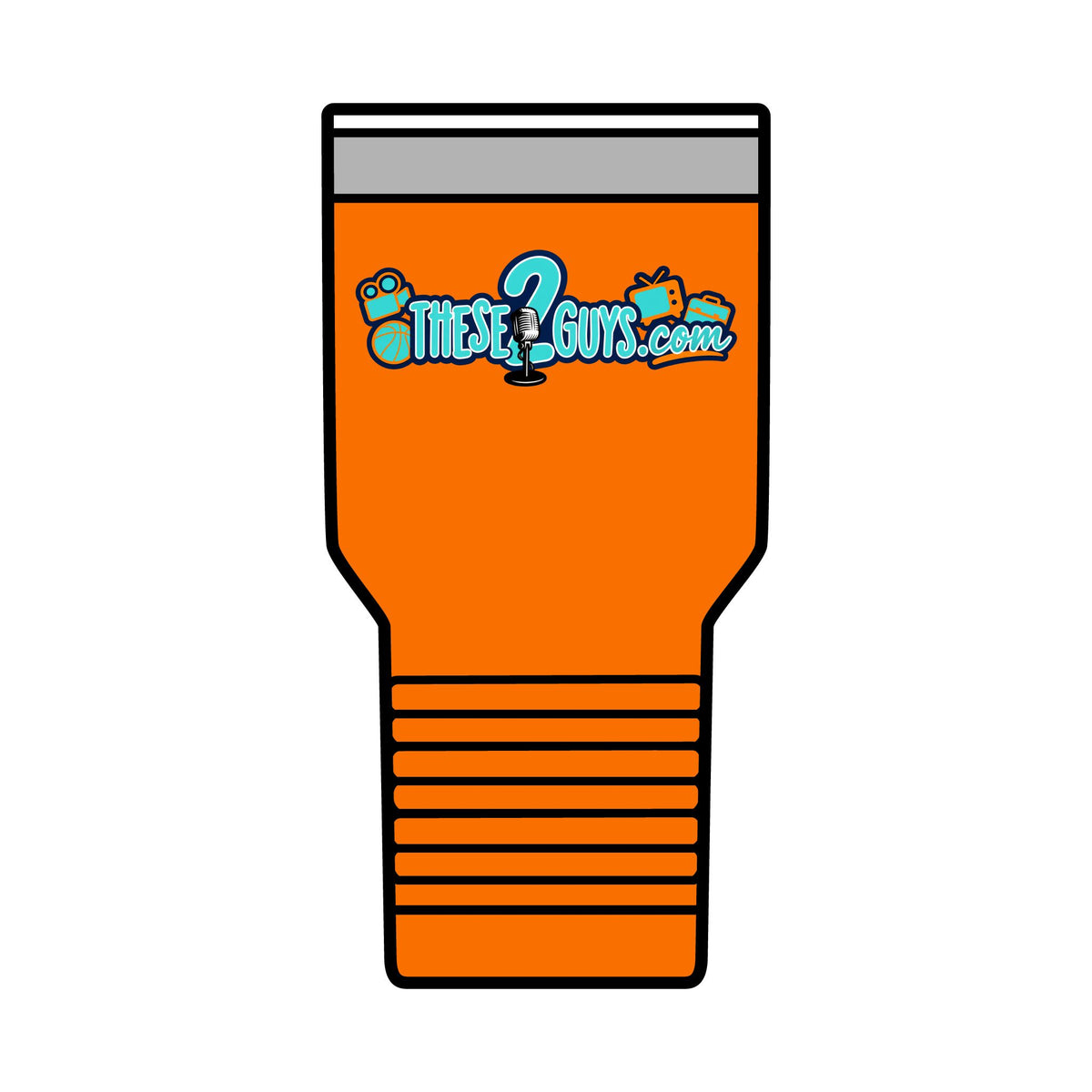 These Two Guys Podcast insulated tumbler | 30oz travel cup