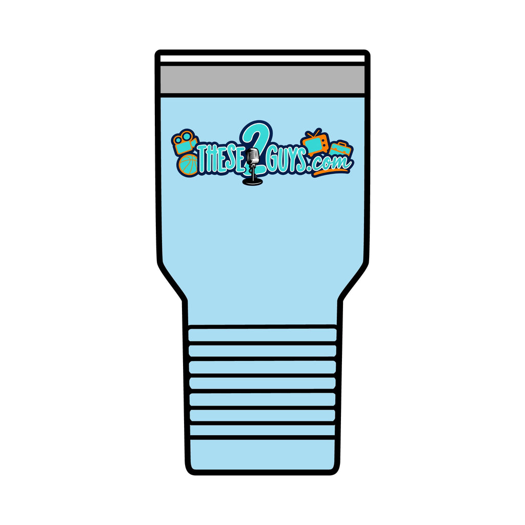 These Two Guys Podcast insulated tumbler | 30oz travel cup
