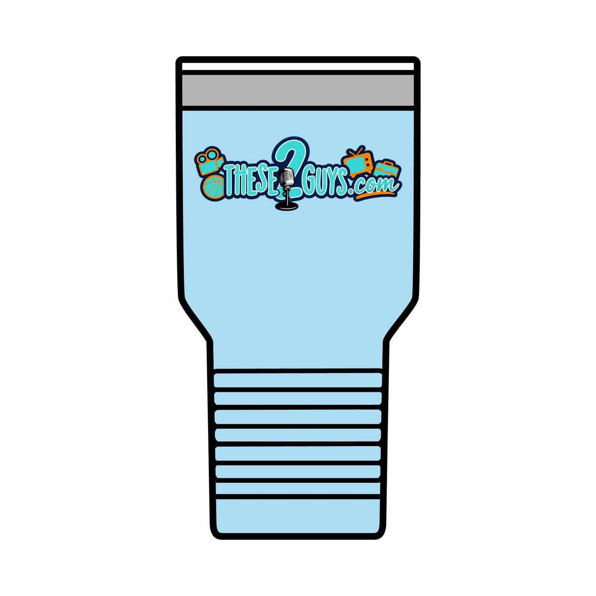 These Two Guys Podcast insulated tumbler | 30oz travel cup