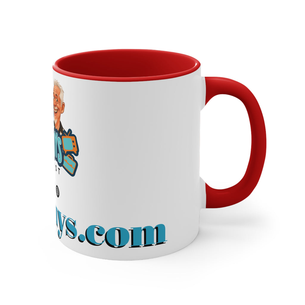 Colorful Accent Mugs with Podcast Design, Fun Coffee Cup for Podcast Lovers, Vibrant Travel Mug, Unique Gift for Coffee Enthusiasts, [...]
