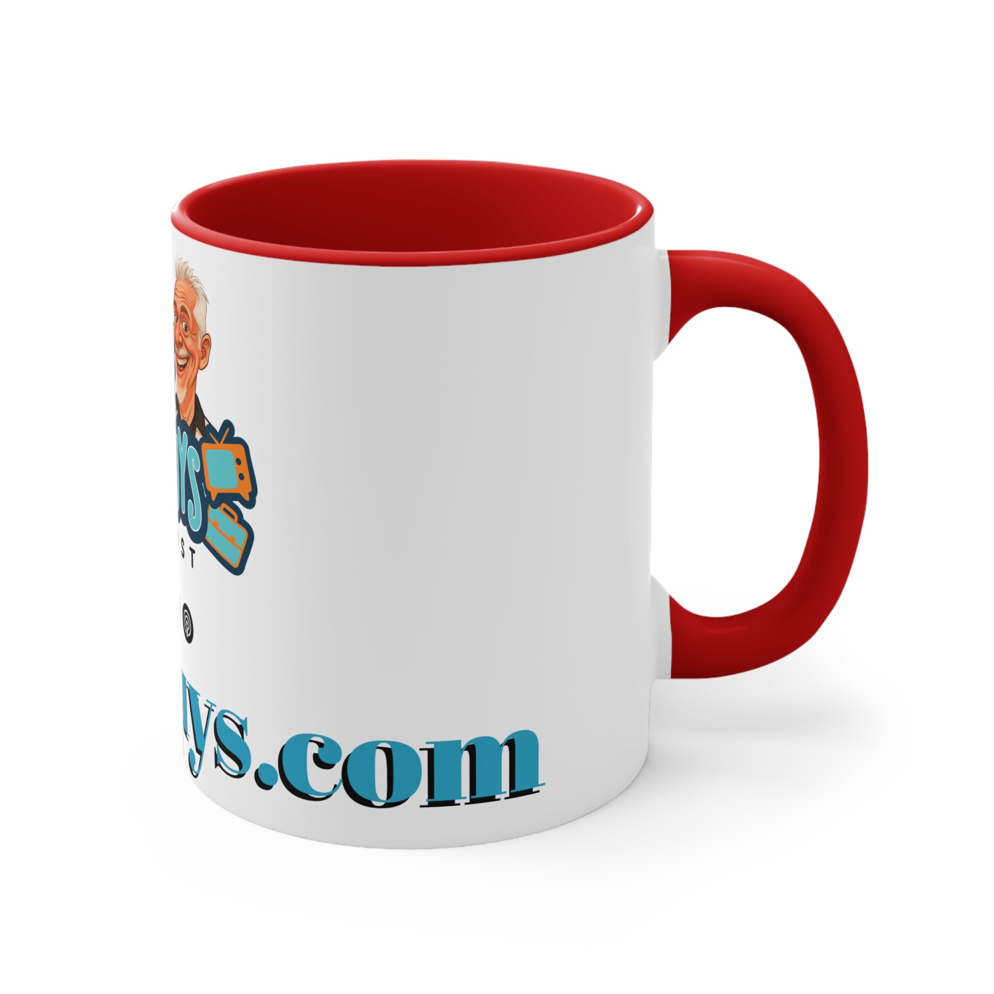 Colorful Accent Mugs with Podcast Design, Fun Coffee Cup for Podcast Lovers, Vibrant Travel Mug, Unique Gift for Coffee Enthusiasts, [...]